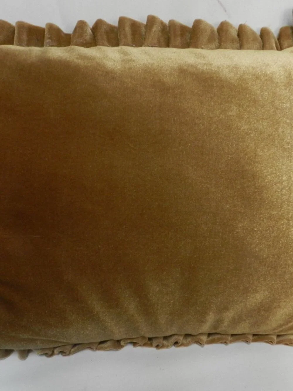 Serendipity Demask Throw Pillow Set 3 w/ tassels orange brown velvet back Decor